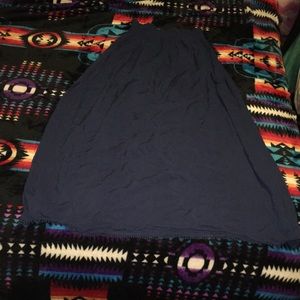 Navy blue double slit Victoria’s Secret maxi skirt